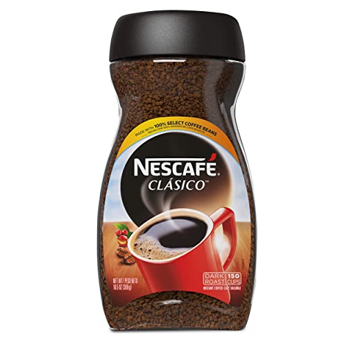 410EeraDsUL-1.jpg NESCAFE CLASICO Dark Roast Instant Coffee 10.5 oz. Jar - Image 1