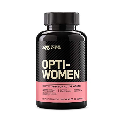 411yS42NlL.jpg Optimum Nutrition Opti-Women, Vitamin C, Zinc and Vitamin D for Immune Support Womens Daily Multivitamin Supplement with Iron, Capsules, 120 Count - Image 1