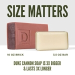 Duke Cannon Supply Co. Big Ass Brick of Soap - Superior Grade, Extra Large Men's Bar Soap with Masculine Scents, Body Soap, All Skin Types, 10 oz - Image 7