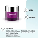Neutrogena Triple Age Repair Anti-Aging Night Cream with Vitamin C; Fights Wrinkles & Evens Tone, Firming Anti-Wrinkle Face & Neck Cream; Glycerin & Shea Butter, 1.7 oz - Image 2