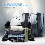 OutdoorMaster Boot Bag POLAR BEAR - 50L Ski Boots and Snowboard Boots Bag, Excellent for Travel with Waterproof Exterior & Bottom - for Men, Women and Youth - Black - Image 6