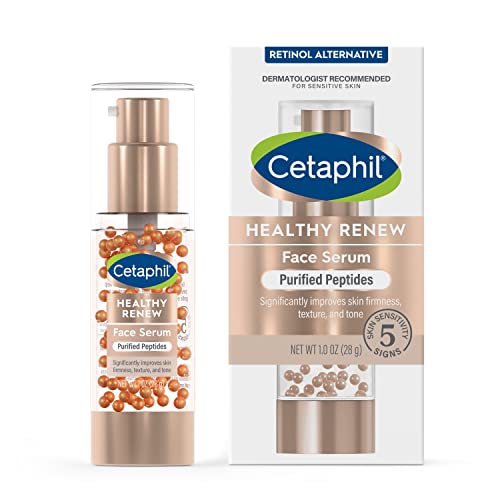 41RnWxrqTKL.jpg Cetaphil Healthy Renew Anti Aging Face Serum 1 Oz, Retinol Alternative Serum for Face with Niacinamide & Peptides, Skincare for Sensitive Skin with Vitamin B Complex, Fragrance Free - Image 1