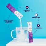 Liquid I.V.® Hydration Multiplier® +Sleep - Blueberry Lavender - Electrolyte Powder Drink Mix Packets | Convenient Single-Serving Sticks | Non-GMO |1 Pack (10 Servings) - Image 6
