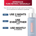 L'Oreal Paris Revitalift 0.3% Pure Retinol Night Serum, Reduce Deep Wrinkles, Fragrance Free 1 oz + Moisturizer Sample - Image 10