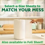 Bounty Select-A-Size Paper Towels, White, 2 Double Rolls = 4 Regular Rolls , 64 Count (Pack of 2) - Image 8