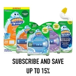 Scrubbing Bubbles Toilet Gel Stamps, Fresh Gel Toilet Cleaning Stamps, Helps Keep Toilet Clean and Helps Prevent Limescale & Toilet Rings, Rainshower Scent, 1 Dispenser with 24 Stamps - Image 8