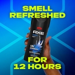 AXE Body Wash 12h Refreshing Scent Phoenix Crushed Mint and Rosemary Men's Body Wash with 100 percent Plant-Based Moisturizers 16 oz - Image 3