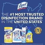 Lysol Disinfectant Spray, Sanitizing and Antibacterial Spray, For Disinfecting and Deodorizing, Lemon Breeze, 19 Fl Oz (Pack of 2), Packaging May Vary - Image 2