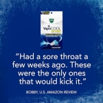 Vicks VapoCOOL Max Strength Sore Throat Drops, Fast Relief, Soothes Pain from Cough, Menthol, Winterfrost - 225ct - Image 6