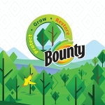 Bounty Paper Napkins, White, 1 Pack, 400 Sheets per Pack - Image 5