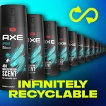 AXE Apollo Body Spray Deodorant for Long-Lasting Odor Protection, Sage & Cedarwood Deodorant for Men Formulated Without Aluminum 4 Ounce (Pack of 4) - Image 4