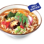 Nongshim Neoguri Spicy Seafood Ramen Noodle Soup, 10 Pack, Microwaveable Ramyun Instant Noodle Cup, Bold, Spicy Chili Peppers - Image 4
