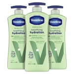 Vaseline Intensive Care Body Lotion for Dry Skin Soothing Hydration Lotion Made with Ultra-Hydrating Lipids + 1% Aloe Vera Extract to Refresh Dehydrated Skin 20.3 oz, Pack of 3 - Image 9