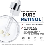 L'Oreal Paris Revitalift 0.3% Pure Retinol Night Serum, Reduce Deep Wrinkles, Fragrance Free 1 oz + Moisturizer Sample - Image 13