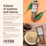 Ambi Even & Clear Advanced Fade Cream, Hydroquinone-free, Hyperpigmentation Treatment, Stubborn Dark Spot Corrector, Results In As Little 2-3 Weeks, Niacinamide, Licorice Root Extract, PHA, 1 Fl Oz - Image 6