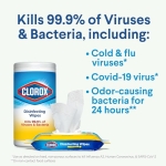 Clorox Disinfecting Wipes Value Pack, Household Essentials, 75 Count, Pack of 3 (Package May Vary) - Image 7