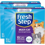Fresh Step Advanced Multi Cat Clumping Litter with Febreze Freshness, Fresh Step Clumping Cat Litter Extra Strength Formula, 37 lbs. (2 x 18.5 lb. Box) - Image 3