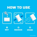 Mr. Clean Magic Eraser, Extra Durable, Shoe, Bathroom, Shower, and Car Window and Windshield Cleaner, Cleaning Pads with Durafoam, 10 Count - Image 4