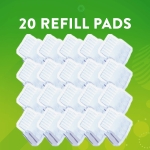 Scrubbing Bubbles Flushable Toilet Wand Refills, Fresh Brush Toilet Cleaner Refill Pads, Cleans Limescale & Fights Odors, Citrus Scent, 20 Count, Pack of 2 - Image 5