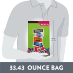 Hershey Assorted Chocolate Flavored Snack Size, Candy Party Pack, 33.43 oz - Image 3