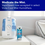 Vicks VapoSteam Medicated Liquid with Camphor, a Cough Suppressant, 8 Oz – VapoSteam Liquid Helps Relieve Coughing, for Use in Vicks Vaporizers and Humidifiers - Image 3