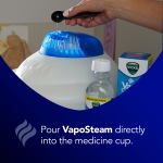 Vicks VapoSteam Medicated Liquid with Camphor, a Cough Suppressant, 8 Oz – VapoSteam Liquid Helps Relieve Coughing, for Use in Vicks Vaporizers and Humidifiers - Image 5