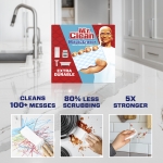 Mr. Clean Magic Eraser, Extra Durable, Shoe, Bathroom, Shower, and Car Window and Windshield Cleaner, Cleaning Pads with Durafoam, 10 Count - Image 7