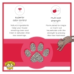 Dr. Elsey's Premium Clumping Cat Litter - Cat Attract - 99% Dust-Free, Low Tracking, Hard Clumping, Superior Odor Control, Natural Herbal Attractant, Unscented & Natural Ingredients, 40 lb - Image 4