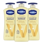 Vaseline Intensive Care Nourishing Moisture Body Lotion for Dry Skin, Made with Ultra-Hydrating Lipids + Pure Oat Extract for Nourished, Healthy-Looking Skin 20.3 oz, 3ct - Image 9