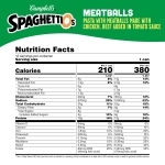 SpaghettiOs Canned Pasta with Meatballs, Healthy Snack for Kids and Adults, 15.6 OZ Can (Pack of 12) - Image 5