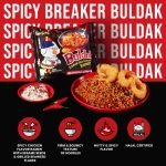 Samyang Buldak Korean Hot Spicy Chicken Stir-Fried Ramyun Noodles 4.94 oz (Pack of 5) - Image 6