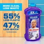 Mr. Clean 2X Concentrated Multi Surface Cleaner with Febreze Lavender Scent, All Purpose Cleaner, 41 fl oz - Image 2